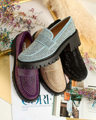 Royalfashion Női mokaszinok cirkóval Epolls