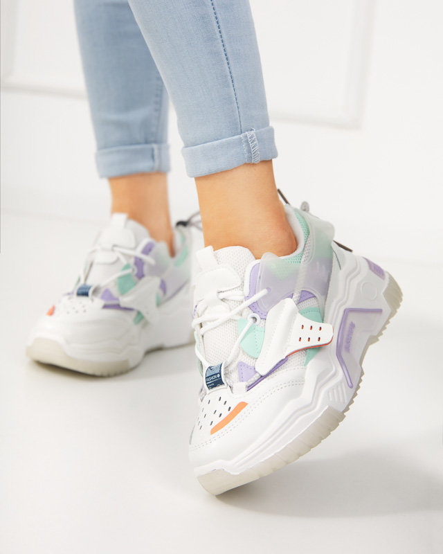 OUTLET Női sportcipő, tornacipő fehér és lila színben Xillop - Lábbeli