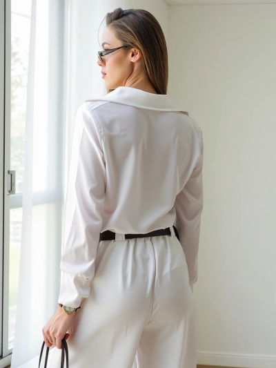 Royalfashion Női ing, hasonló selyemhez