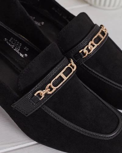 Royalfashion Elegáns női mokaszin alacsony posztón Oflem