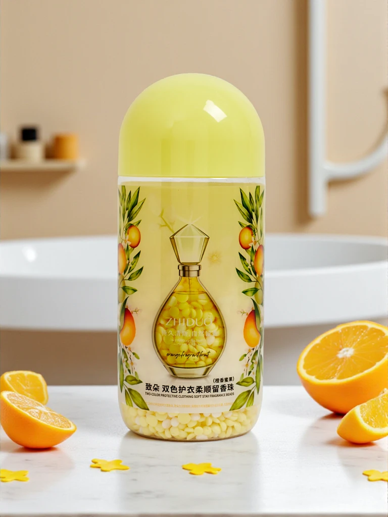 Narancs illatú illatos gyöngyök mosáshoz