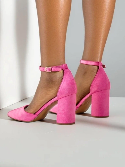 Royalfashion Női eco-suede magassarkú Caldeno