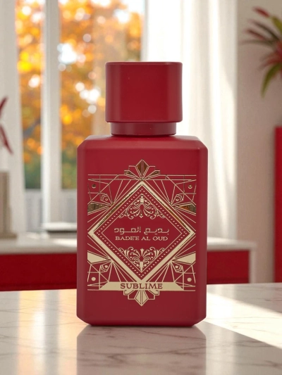 Aurora Sublime Badee Al Oud 50 ml - Orientális parfüm vörös flakonban