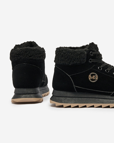 Royalfashion Női szigetelt sportcipő fekete Cerrto