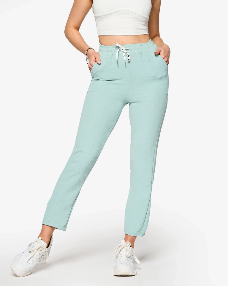 Mint női egyenes szövetnadrág - Ruházat