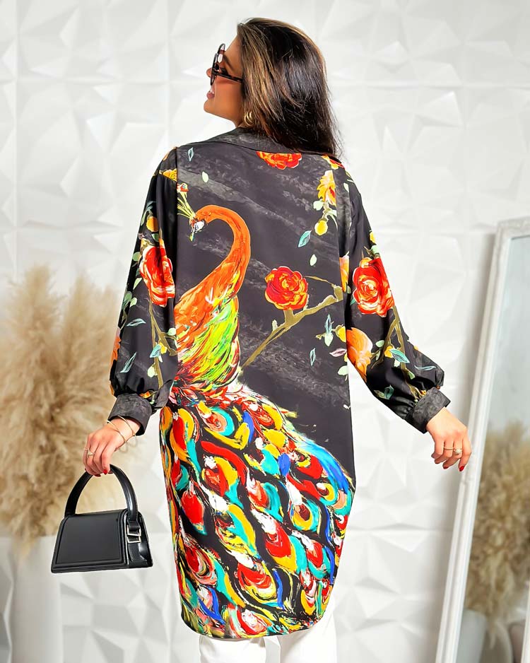 Royalfashion Mintás női tunika a'la ruha