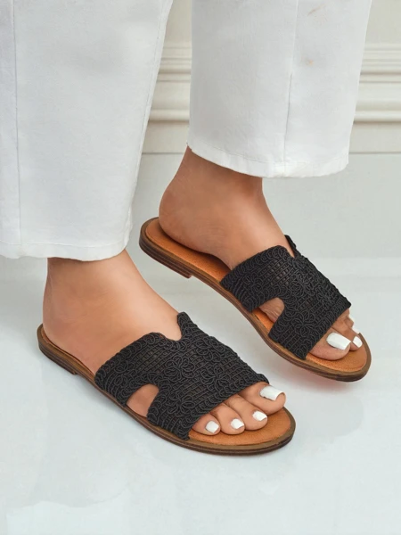 Rpyalfashion női szandál dekoratív pánttal Braida