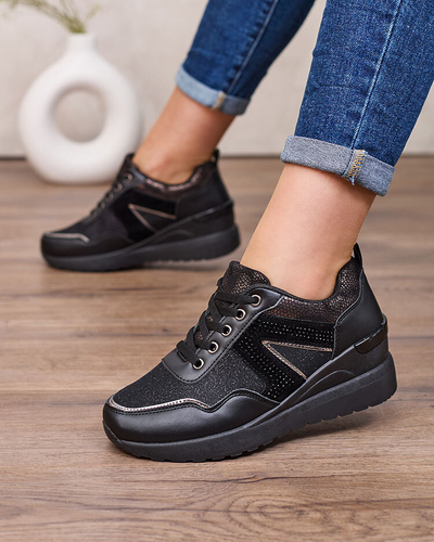 Royalfashion Női sportos tornacipő platform sarokkal Lacyrllia