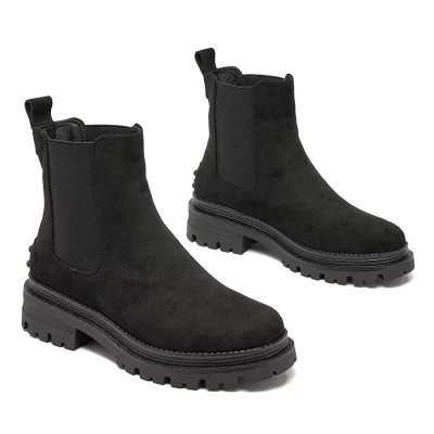 Royalfashion Fekete női szigetelt Comfy Walk csizma