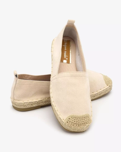 Royalfashion Bézs női espadrilles Lessilla