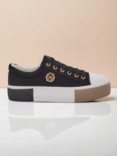 Fekete női Aurelio Canvas sportcipő