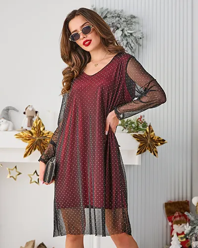 Royalfashion Klasszikus női térdhez érő ruha