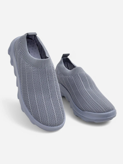 Silvana galambszürke női sneakerek - kényelmes slip-on cipők a városba