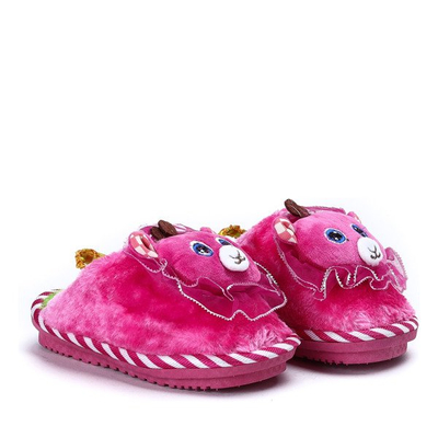 Willie rózsaszín szőr papucs - cipő