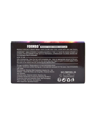 Formbo Persephone Color Perple Clay – lila hajformázó agyag