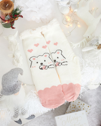 Royalfashion Női téli zokni karácsonyi mintával