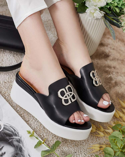 Royalfashion Női Sailme Flip-flop macskabőrből