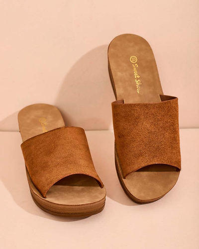 Royalfashion Női Saffil alacsony sarkú flip-flop