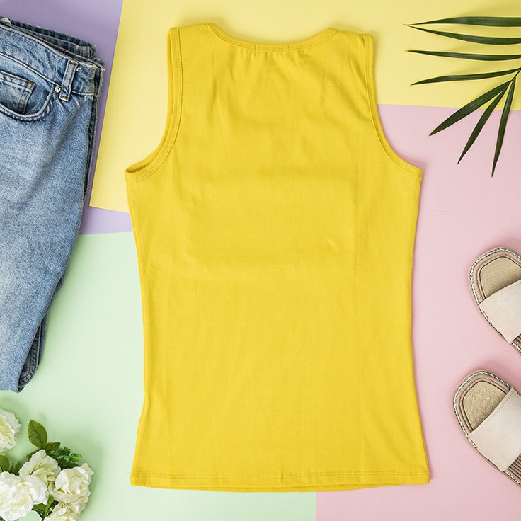 Sárga női felső cirkónia - Ruházat