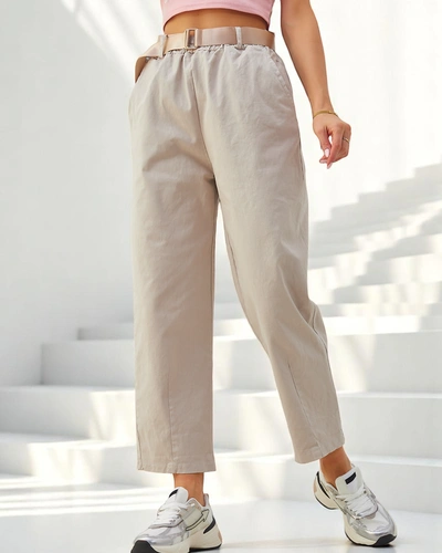 Royalfashion Női pamut egyenes nadrág