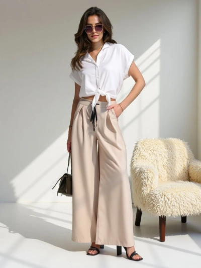 Royalfashion Széles női nadrág