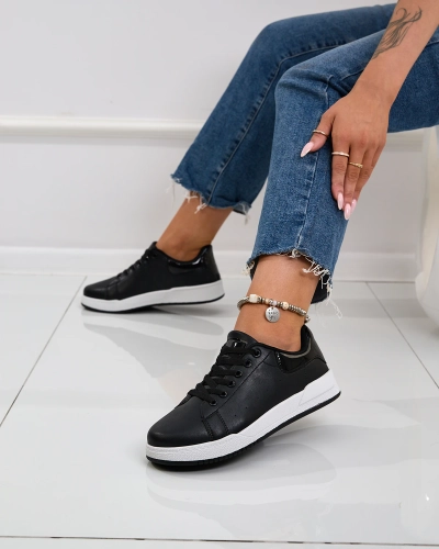 Royalfashion Fekete klasszikus sportcipő Active Icons