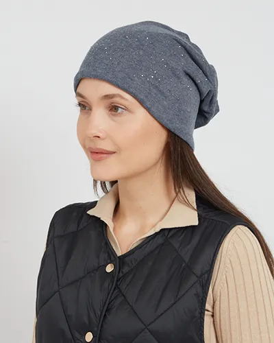 Royalfashion Női meleg sapka cirkóniumokkal