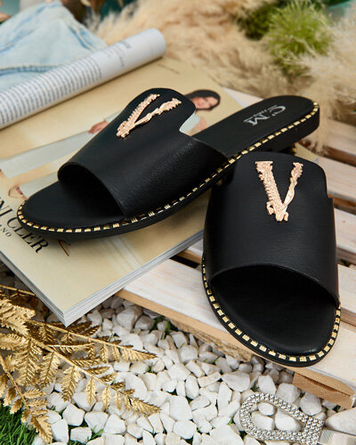 Royalfashion Női öko bőr flip-flop Cemenna