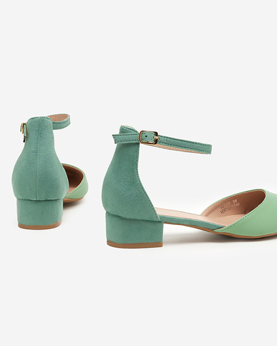 Zöld női szandál az alsó oszlopon Areda - Lábbeli