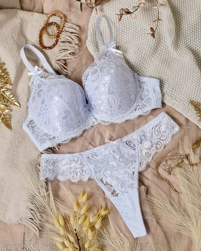 Royalfashion női fehérnemű szett csipkével