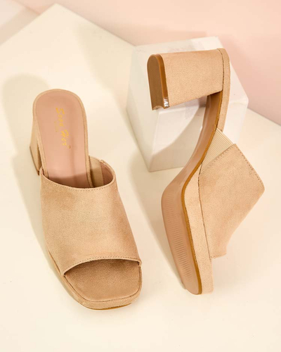 Royalfashion Női flip-flopok stabil oszlopon Opetikas