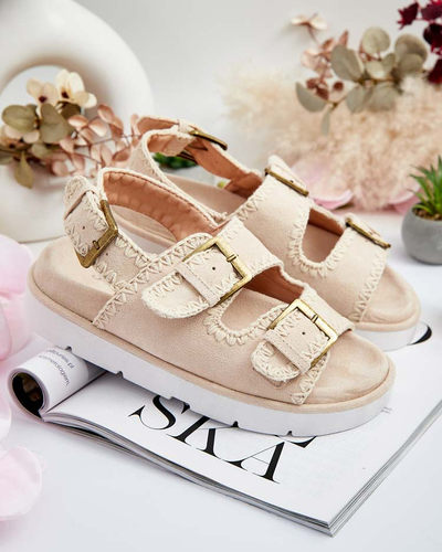 Royalfashion Női Lunnay eko velúr szandál