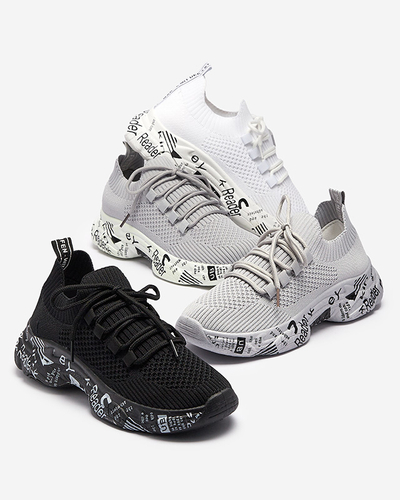 Szürke női slip-on sportcipő Kejini felirattal - Lábbeli