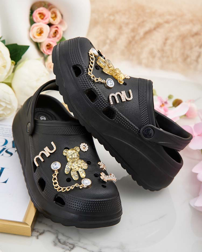 Royalfashion Női gumi flip-flop Fescas díszekkel