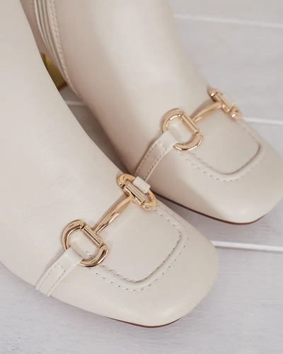 Royalfashion Női alacsony tűsarkú csizma Fezii