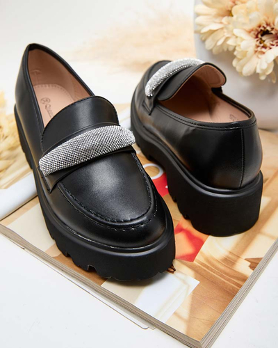 Royalfashion Női mokaszinok cirkóval Emerne