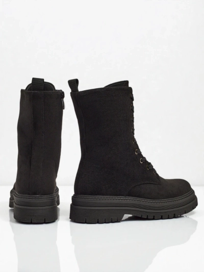 Női öko velúr worker stílusú bokacsizma Molistea