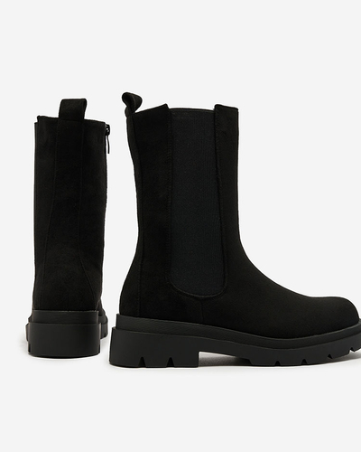 Royalfashion Női csizma fekete színben Opialla