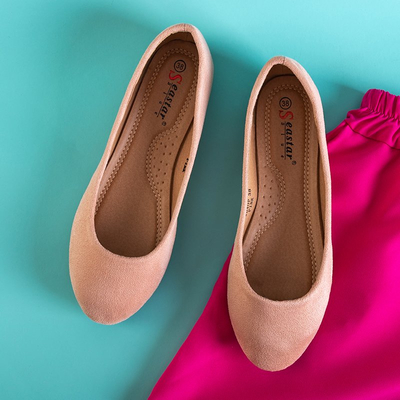 Női poros balerinák Kamiu - Lábbeli