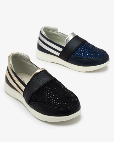 Tengerészkék gyermek slip-on tornacipő Ciarala - Lábbeli