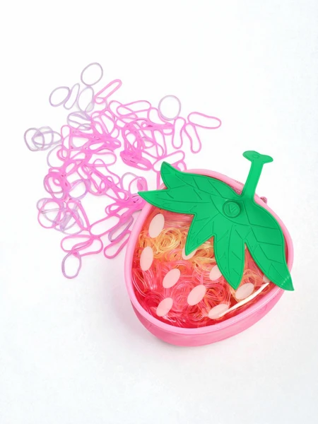 Royalfashion Sokszínű szilikon hajgumik Eper