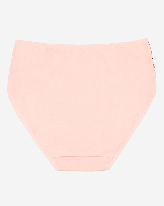 Rózsaszín bugyi nyomtatással. PLUSZ MÉRET- Fehérnemű