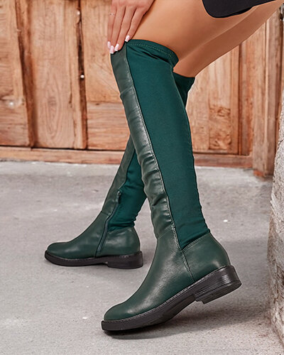 Royalfashion Női Desela térdig érő csizma