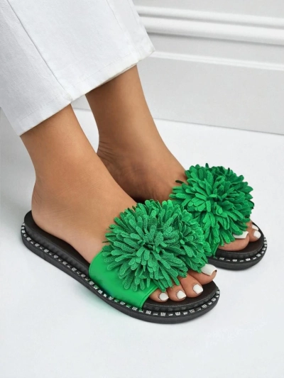Royalfashion Női lapos talpú papucs Flora Blide