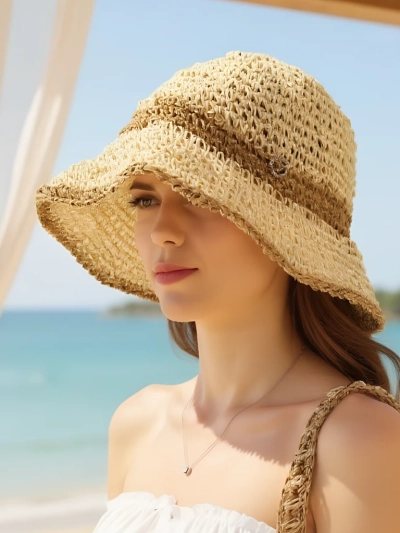 Royalfashion Női szalmakalap Sun Bloom