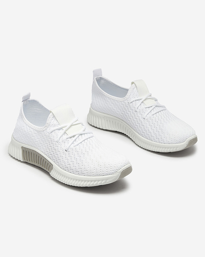 Fehér női szövet sportcipő Vobbu- Footwear