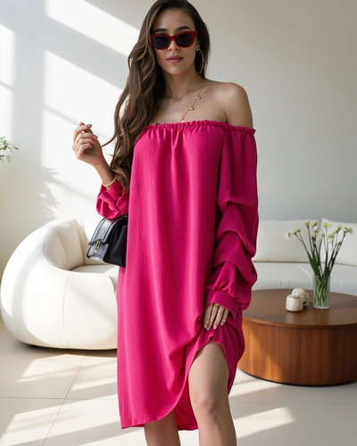 Royalfashion Simogató női ruha spanyol stílusban fodrokkal