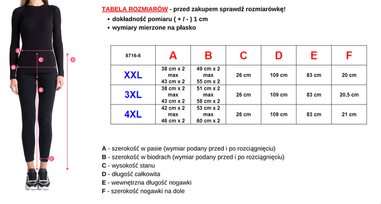 Fekete női széles farmer PLUS SIZE - Ruházat