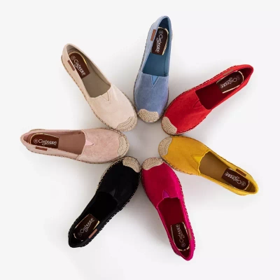 OUTLET Fekete női espadrillák a Molandia platformon - Cipők