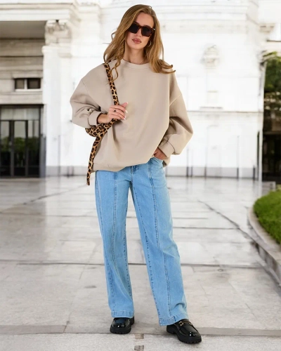 Royalfashion Női oversize pulóver